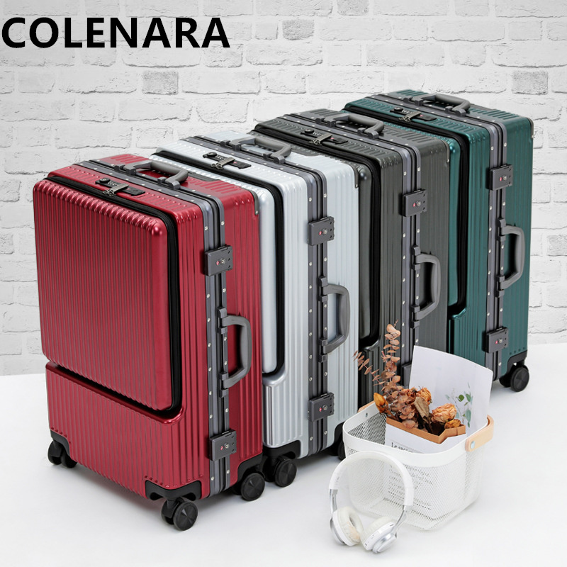 Front Opening Laptop Luggage 24 Inch - Valise à roulettes COLENARA 20