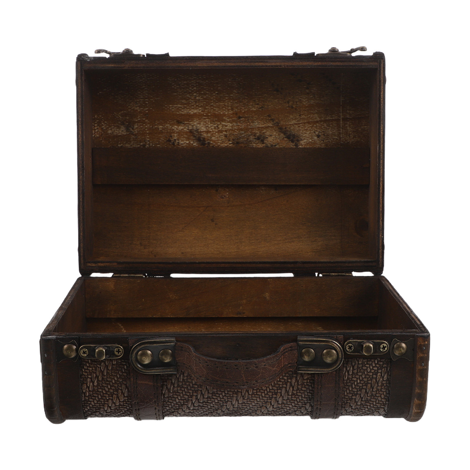 Retro Vintage Trunk Suitcase - Valise vintage en bois, boîte de