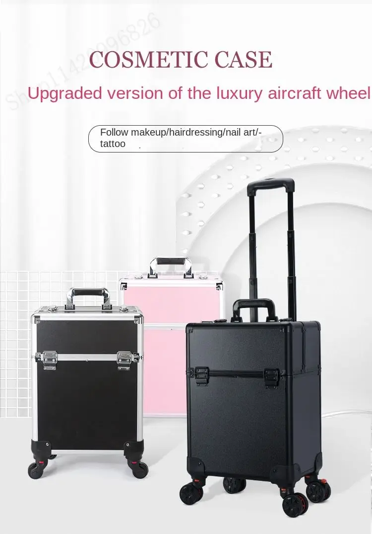 Luggage - Valise trolley professionnelle grande capacité pour