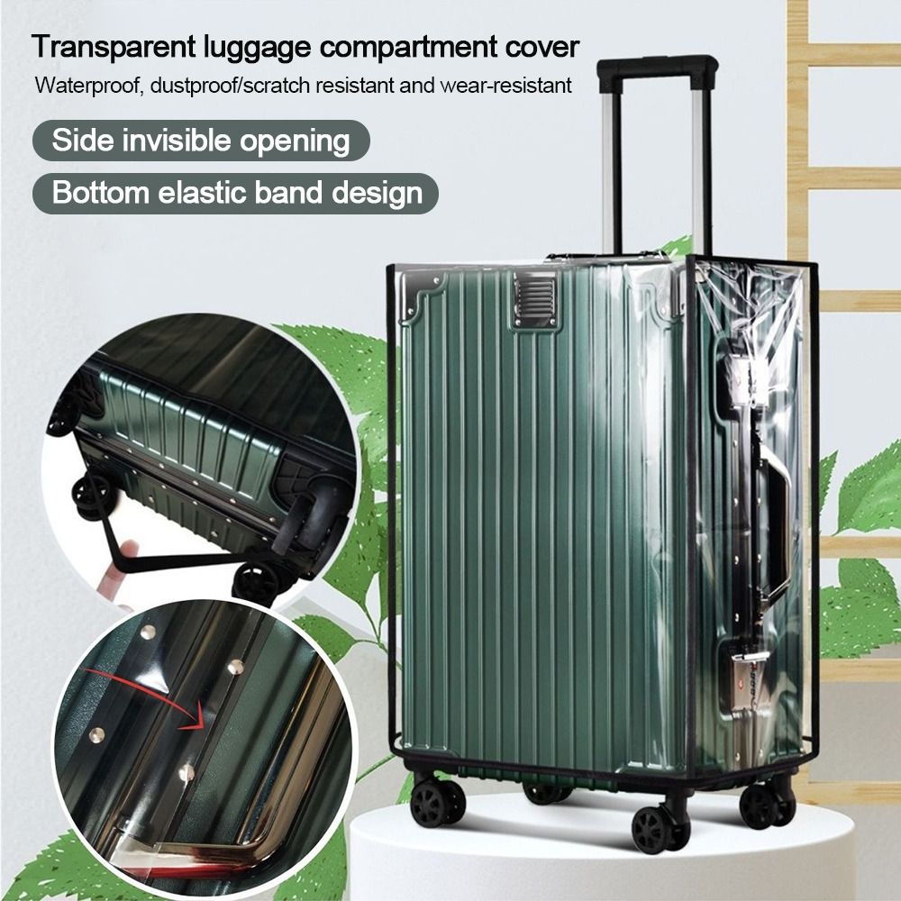 Waterproof Suitcase Cover Protector - Housse de protection de bagages transparente