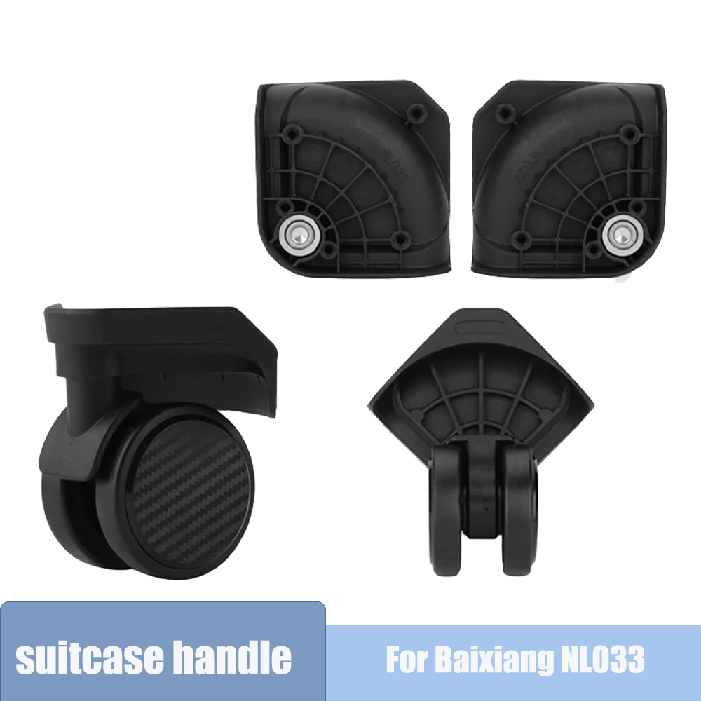 Silent Replacement Luggage Wheels - Kit de roulettes pivotantes de remplacement