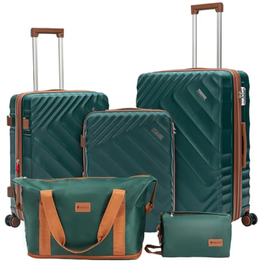 Expandable Hard Shell Luggage Set - Ensemble de bagages rigides extensibles en