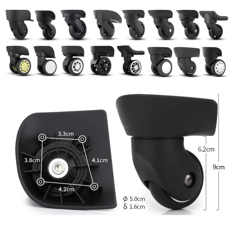 Silent Replacement Luggage Wheels - Roues à bagages pour accessoires Samsonite,