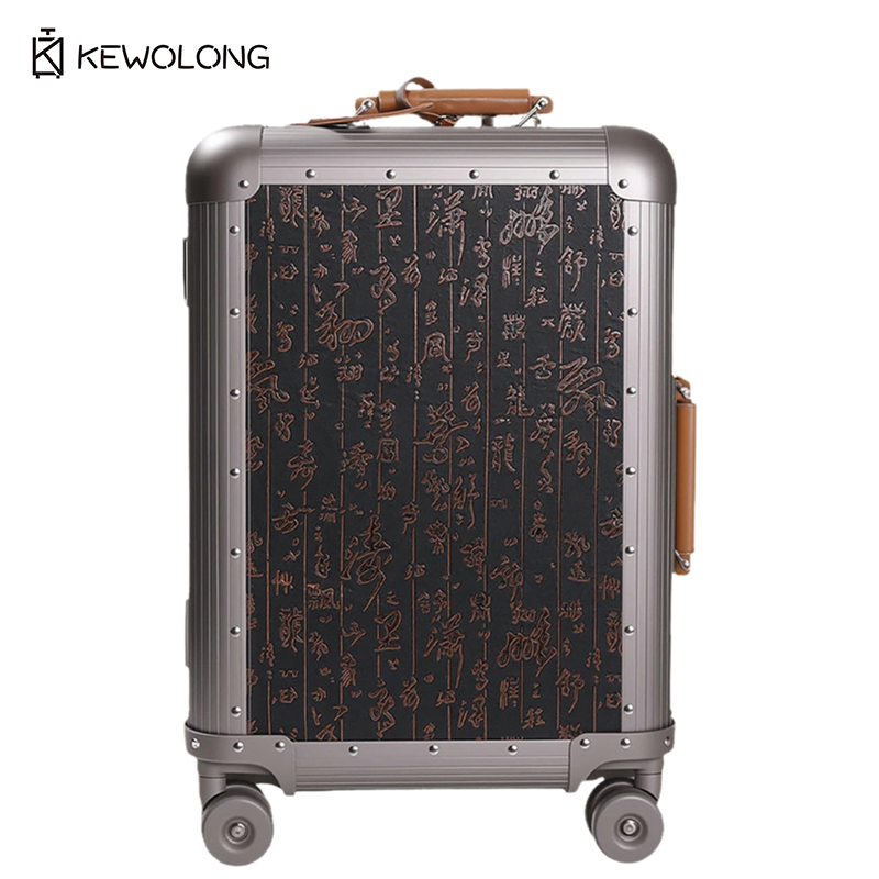Spinner Wheel Rolling Suitcase 20 Inch - Valise à roulettes en alliage d'aluminium