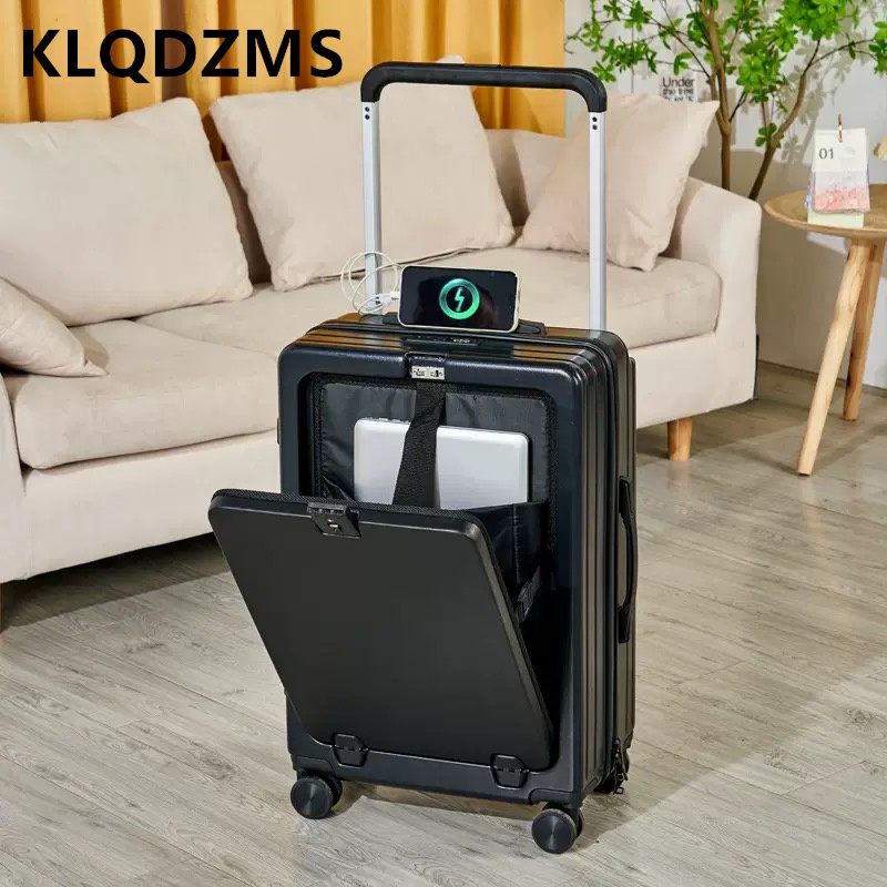 Front Opening Laptop Luggage 24 Inch - KLQDZMS Valise de haute qualité 20