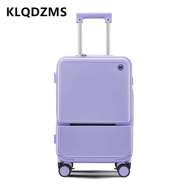 KLQDZMS valise à cadre en alum - Front Opening Laptop Luggage 24 Inch avis et prix