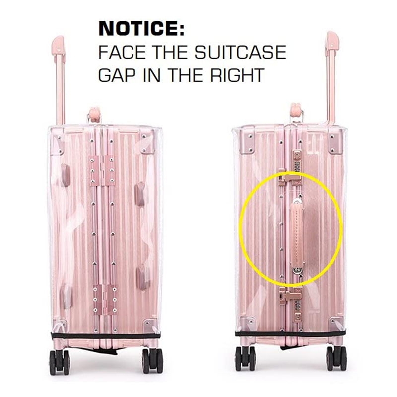 Protecteur de couverture de va - Luggage Protective Cover Transparent avis et prix