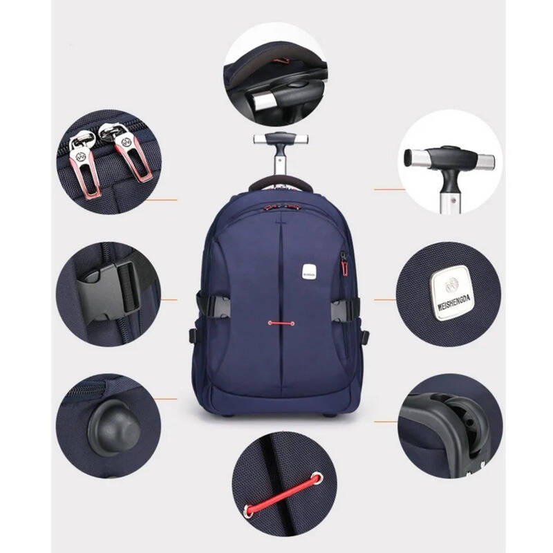Sac à dos à roulettes, sac de  - Foldable Rolling Luggage Bag avis et prix