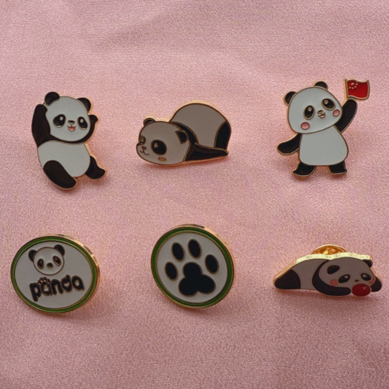 6 badges en forme de panda de  - Backpacks avis et prix