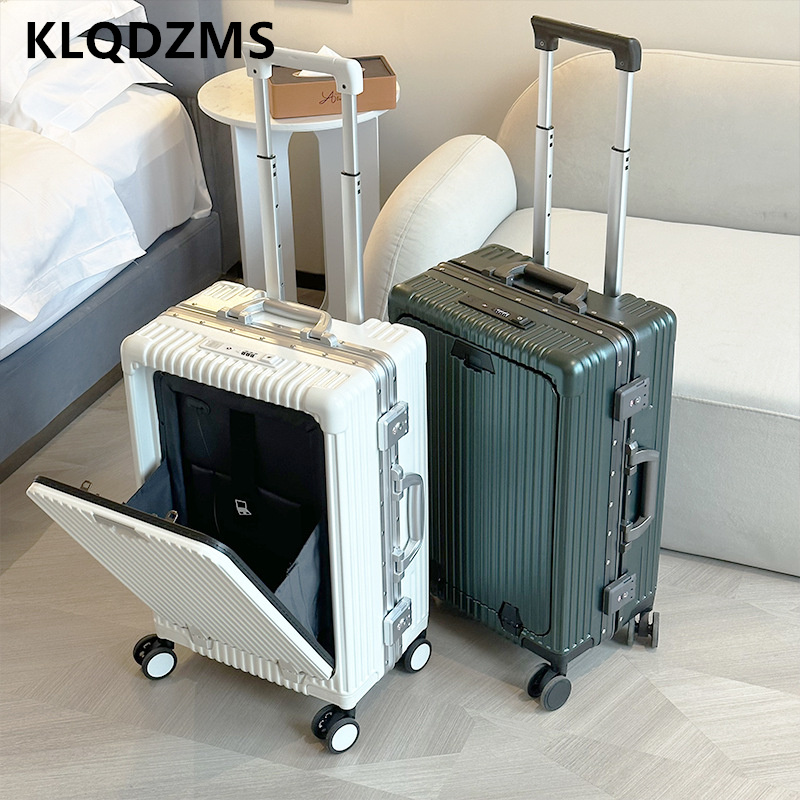 KLQDZMS Valise cabine 18/20/24 - Front Opening Laptop Luggage 24 Inch avis et prix