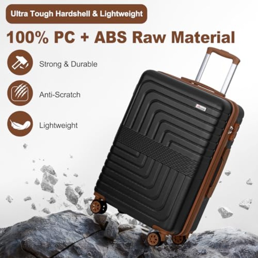 Ensemble de 3 valises extensib - Expandable Hard Shell Luggage Set avis et prix