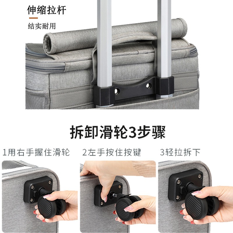 Sac de transport pliable pour  - Foldable Rolling Luggage Bag avis et prix