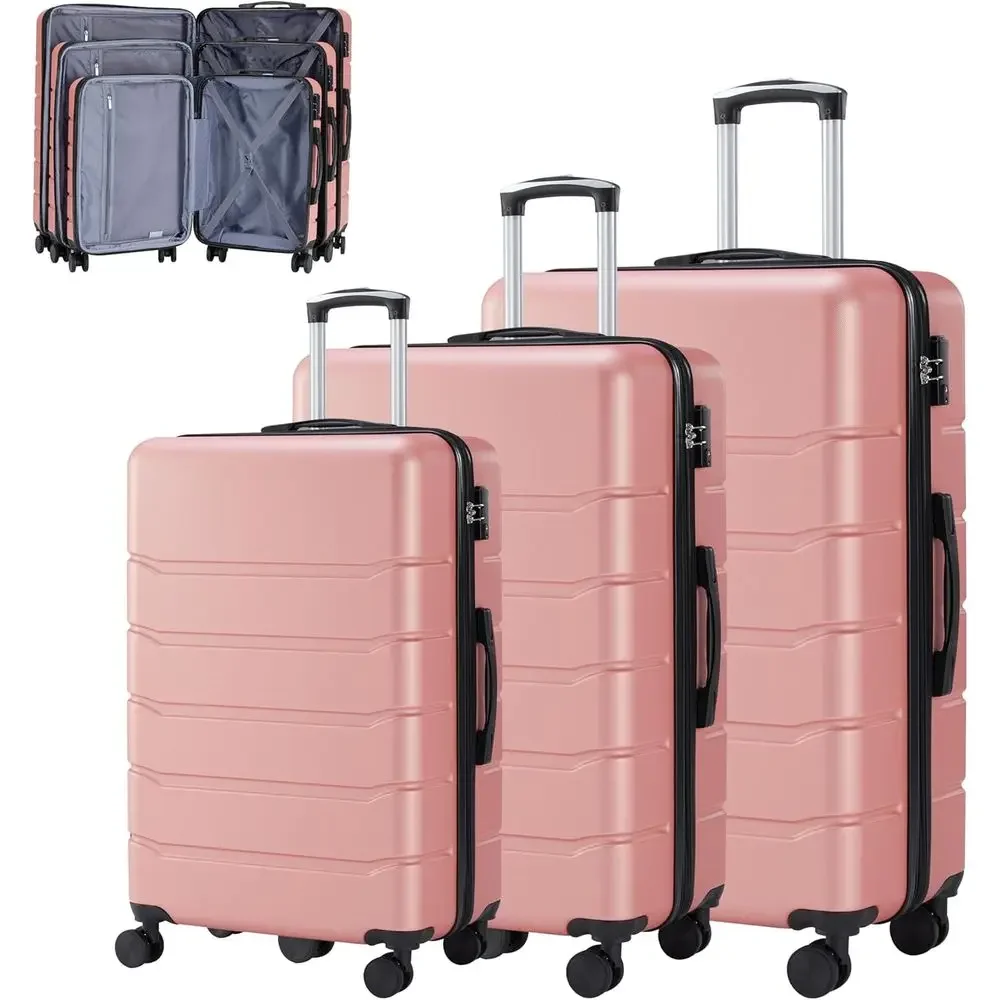 Ensemble de 3 valises grandes  - Expandable Hard Shell Luggage Set avis et prix