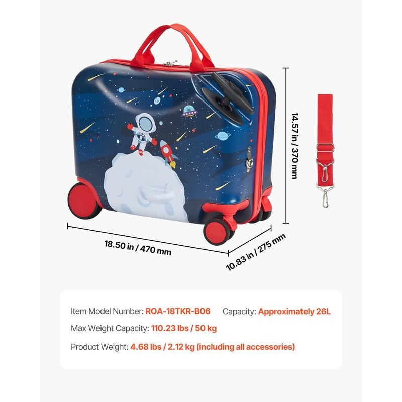 Valise à roulettes pour enfant - Kids Ride On Suitcase Scooter avis et prix
