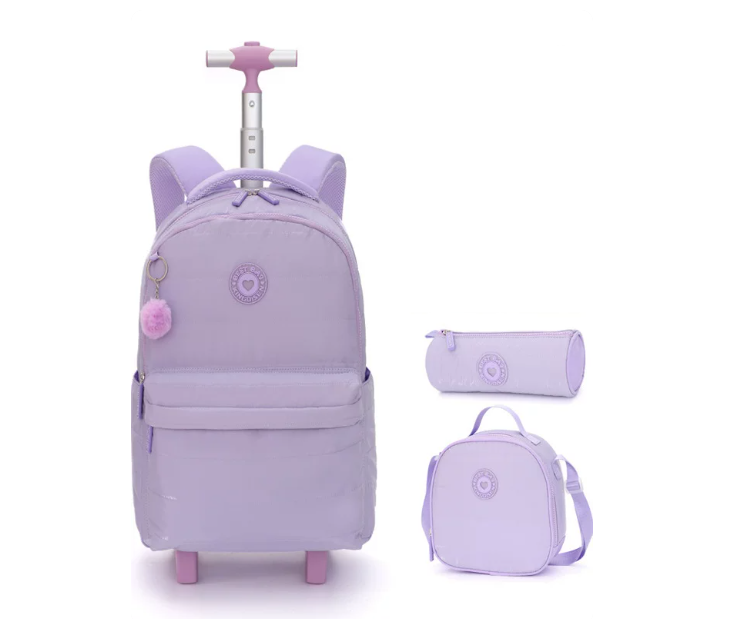 Sac à dos scolaire à roulettes - Foldable Rolling Luggage Bag avis et prix