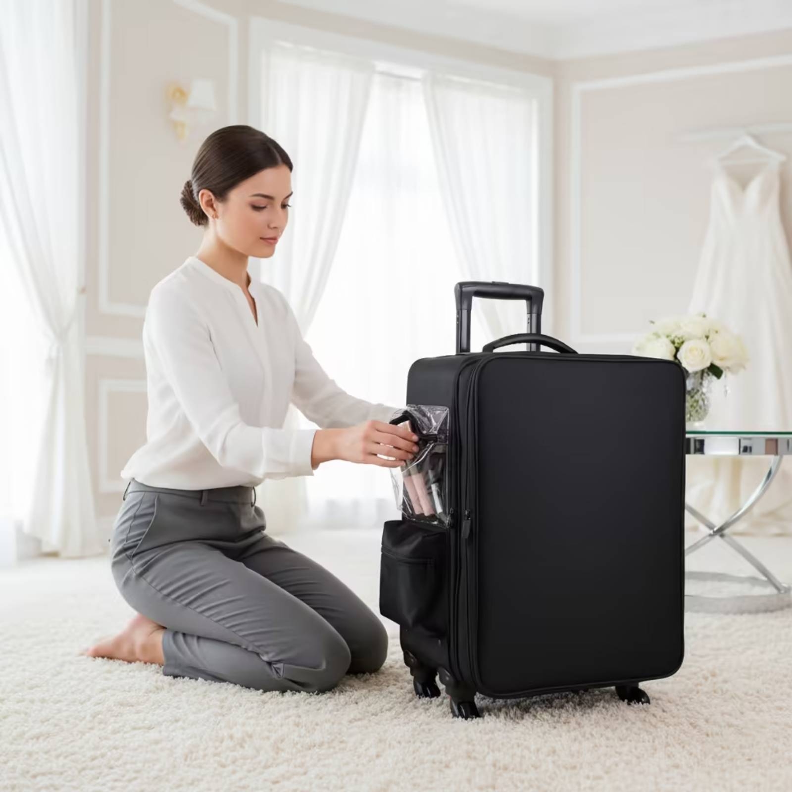 Valise à maquillage rigide à r - Backpacks avis et prix
