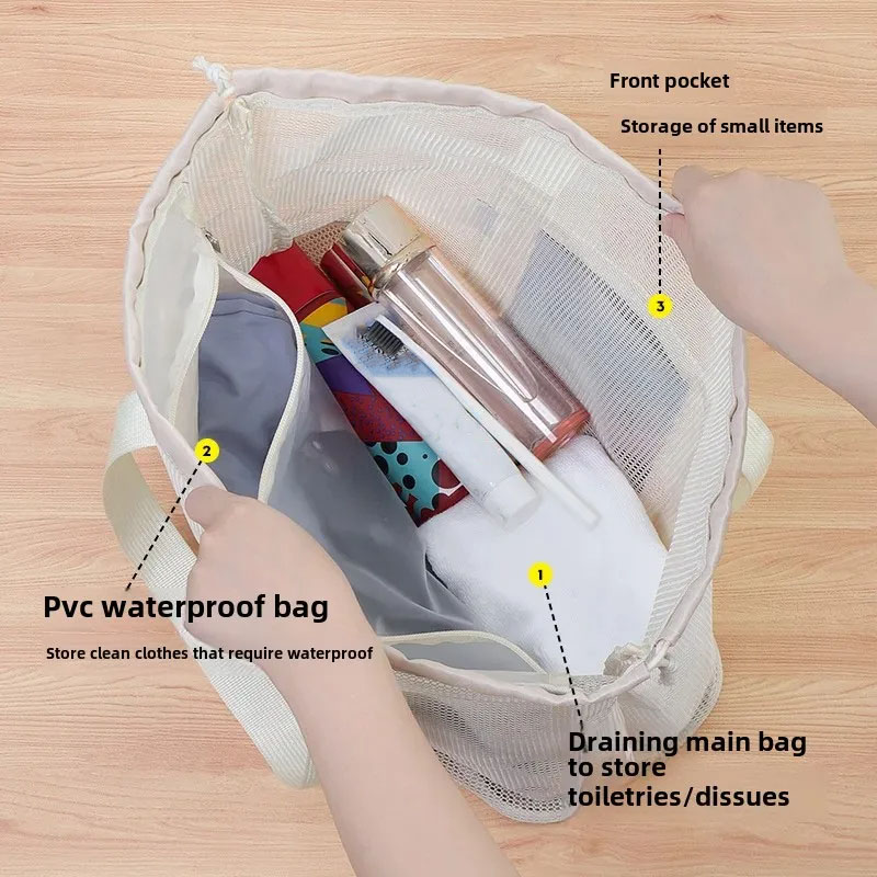 Sac de plage de grande capacit - Cosmetic Bags avis et prix