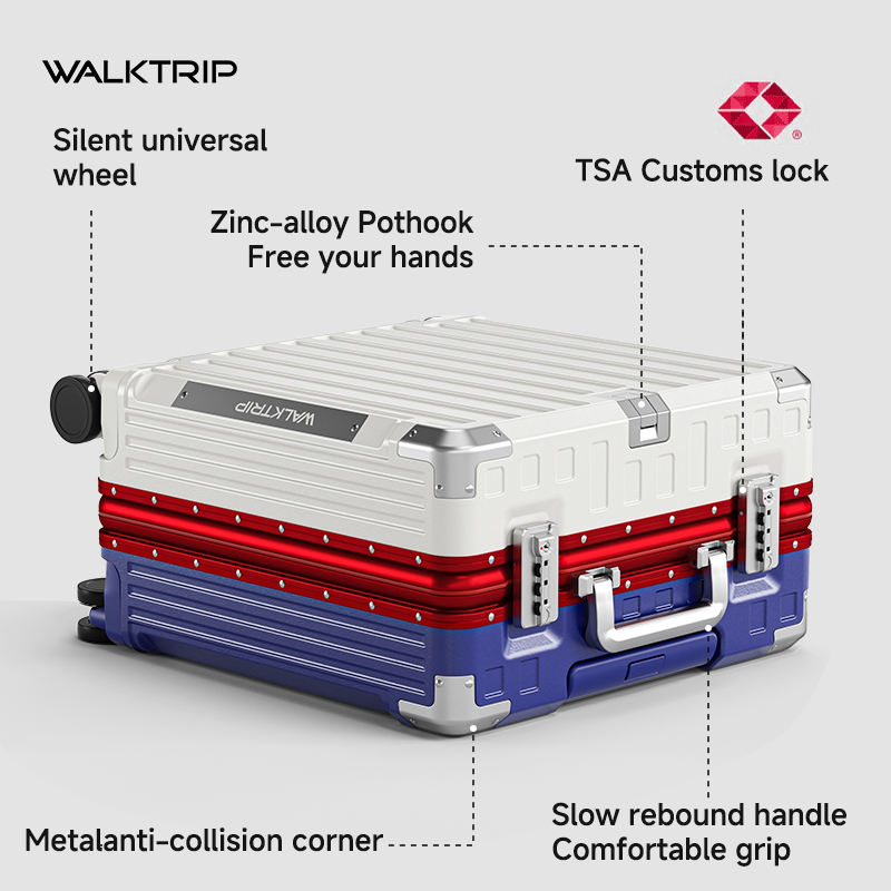 Valise à roulettes de 18 pouce - Aluminum Frame Carry On Luggage avis et prix