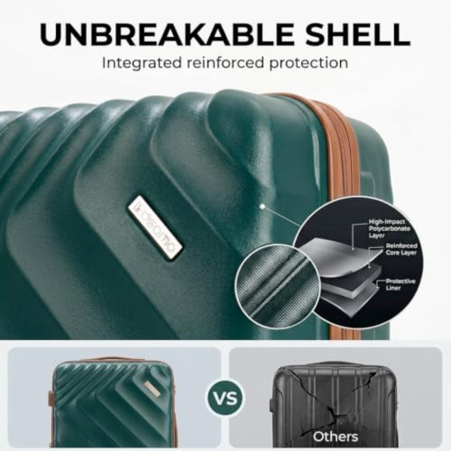 Ensemble de bagages rigides ex - Expandable Hard Shell Luggage Set avis et prix