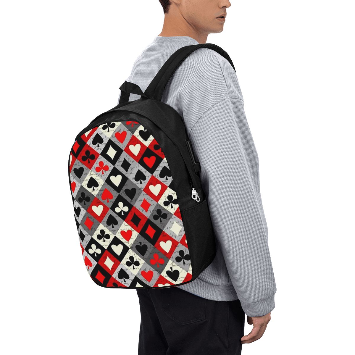 Sac à dos imprimé cartes à jou - Travel Bags avis et prix
