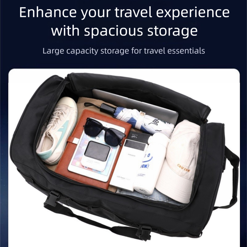 Sac polochon à roulettes robus - Foldable Rolling Luggage Bag avis et prix
