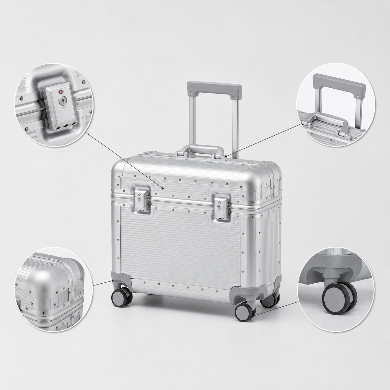 Valise cabine Bunnyfly 20 pouc - Aluminum Frame Carry On Luggage avis et prix