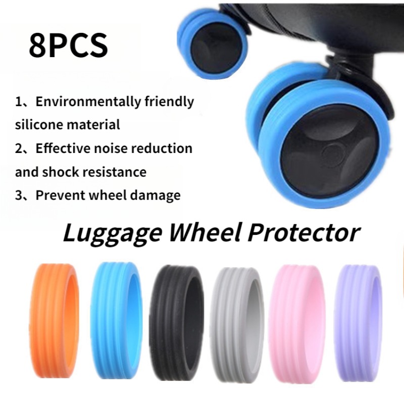 8 pièces de protections en cao - Silent Replacement Luggage Wheels avis et prix
