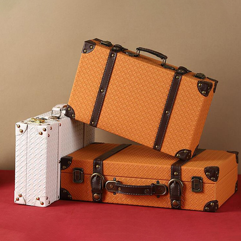 Valise en bois Vintage, boîte  - Retro Vintage Trunk Suitcase avis et prix