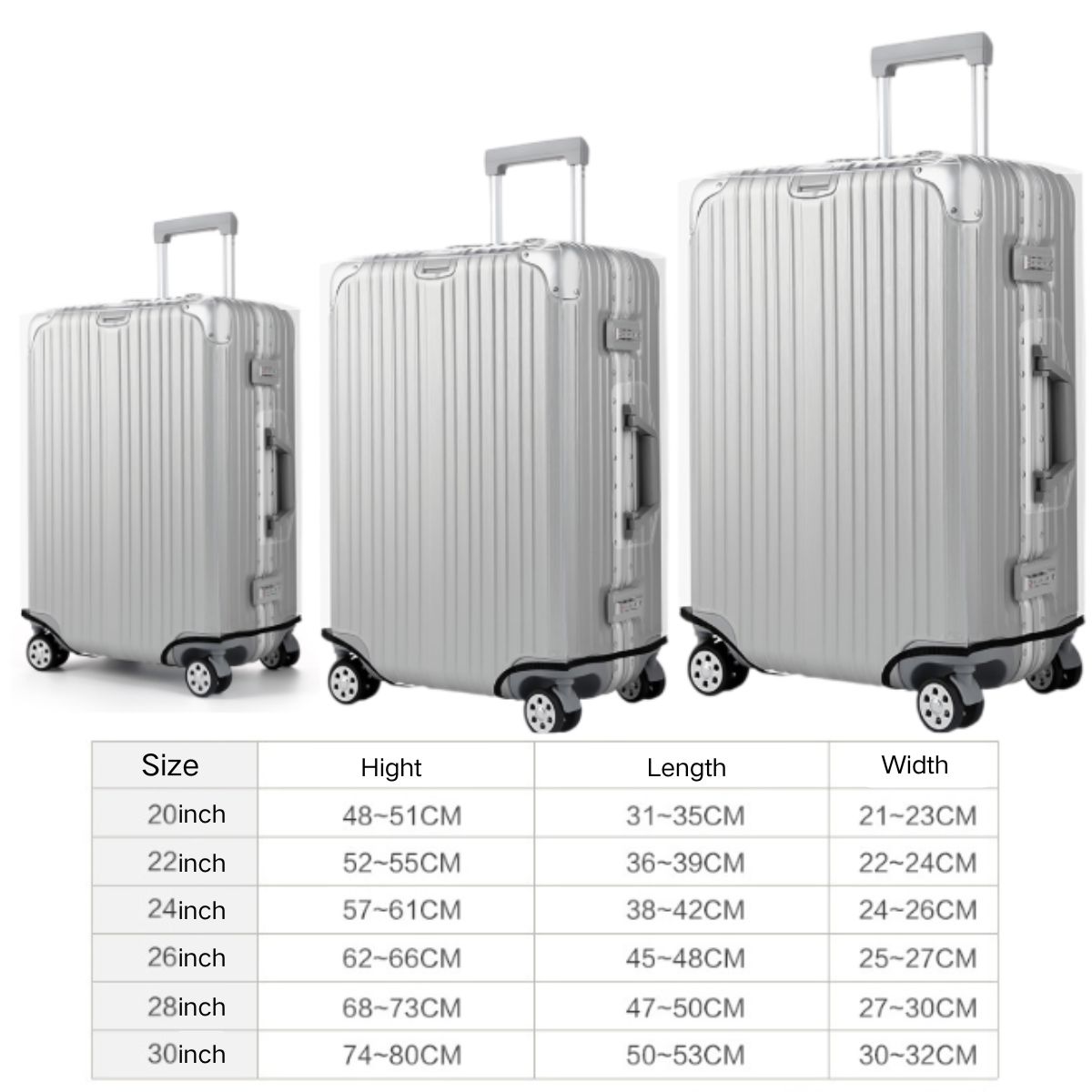 Protecteur de housse de bagage - Waterproof Suitcase Cover Protector avis et prix