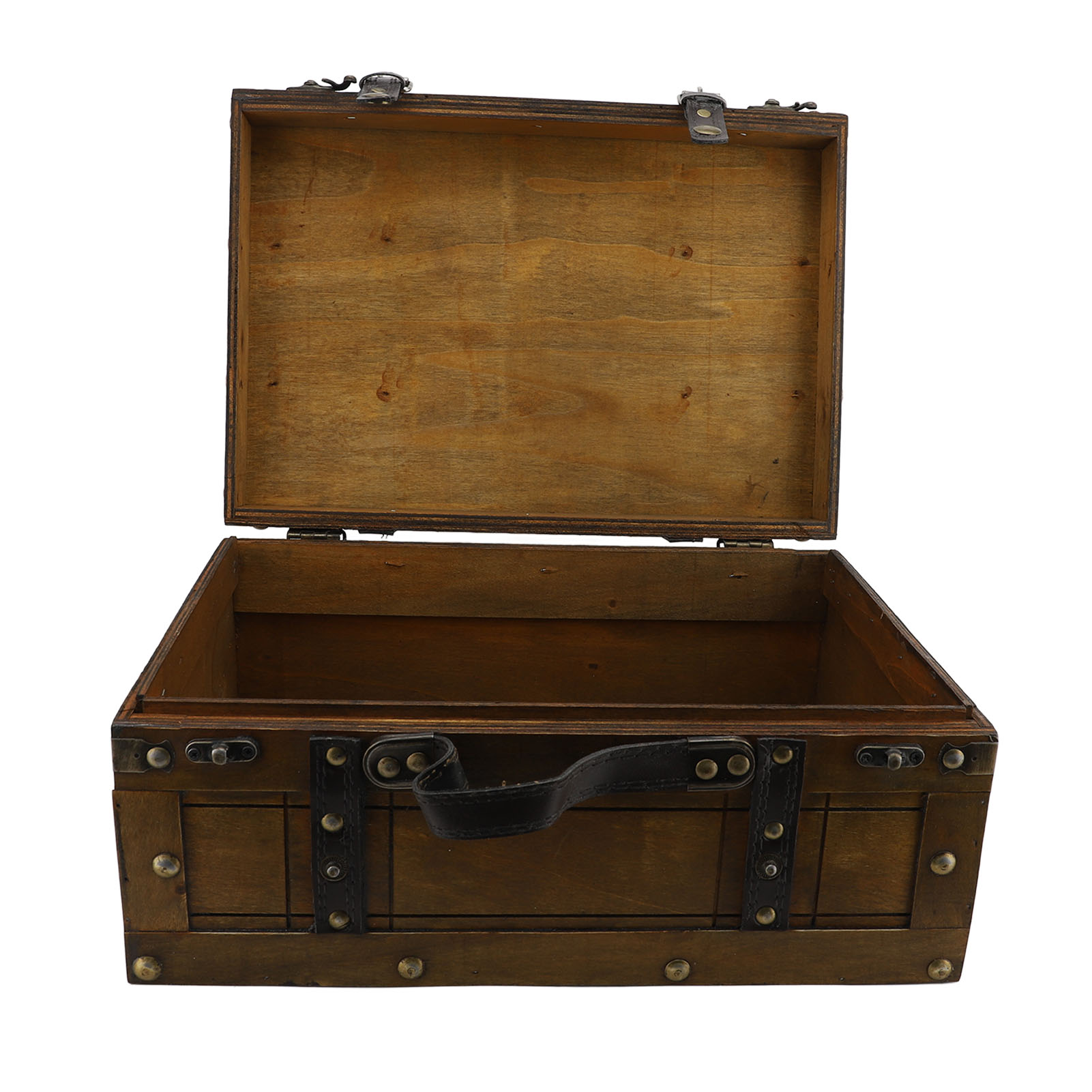 Valise rétro en bois synthétiq - Retro Vintage Trunk Suitcase avis et prix