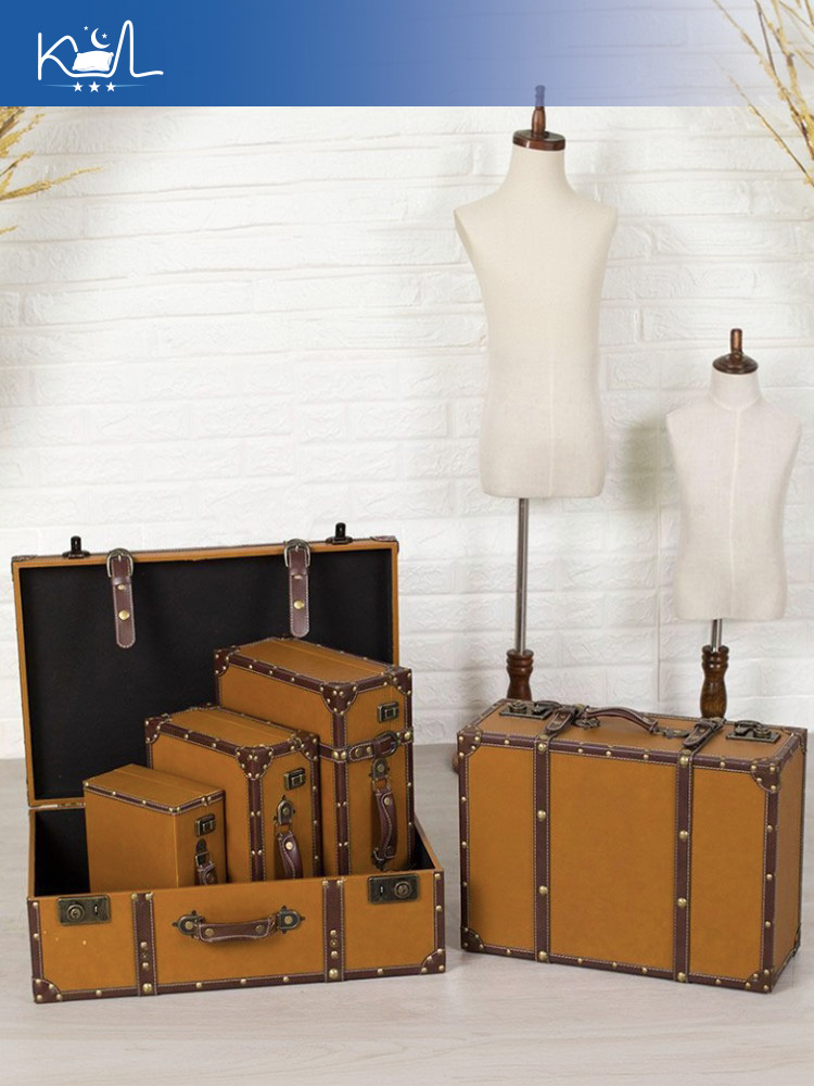 Valise décorative vintage oran - Retro Vintage Trunk Suitcase avis et prix