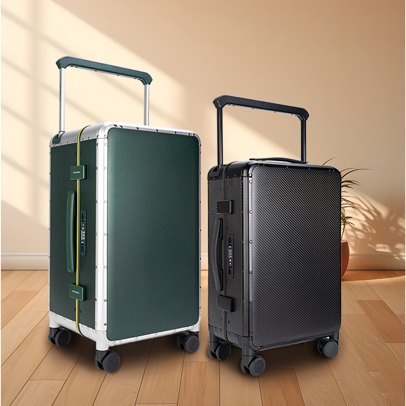 Valise de voyage en fibre de c - Spinner Wheel Rolling Suitcase 20 Inch avis et prix