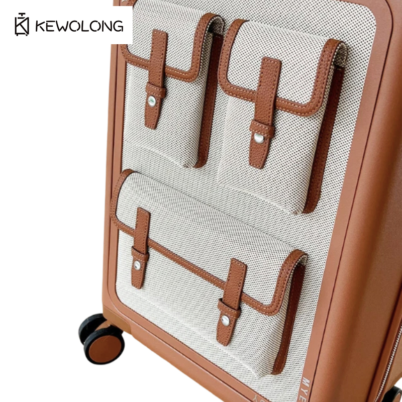 Valise à roulettes vintage en  - Spinner Wheel Rolling Suitcase 20 Inch avis et prix