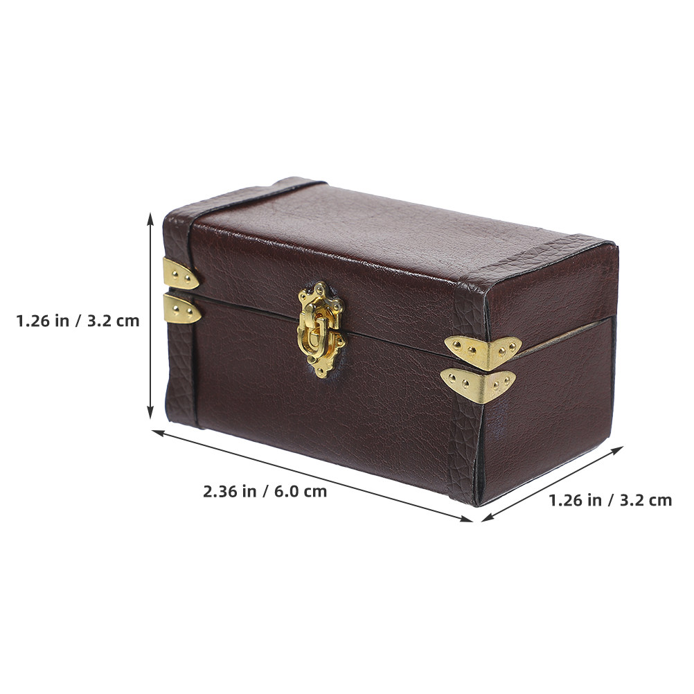 2 pièces, valise miniature de  - Retro Vintage Trunk Suitcase avis et prix